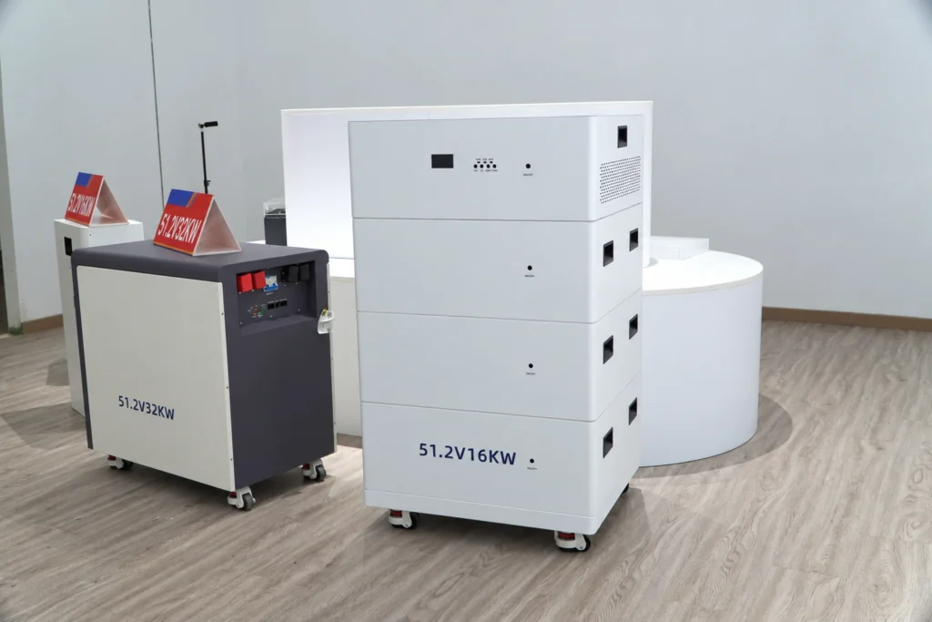 Floor-standing battery storage