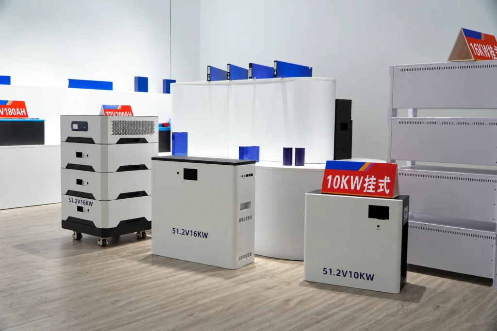 Wall-mounted battery storage